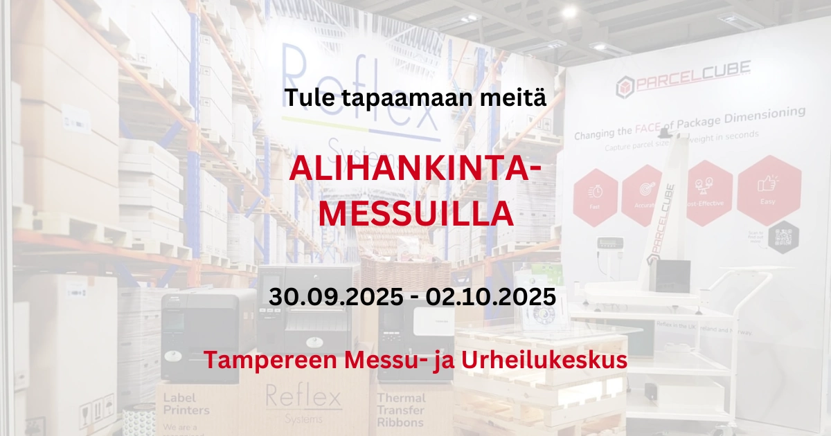Kutsu Alihankinta 2025 -messuille: Parcelcube mukana Tampereen Messu- ja Urheilukeskuksessa 30.9.–2.10.2025.