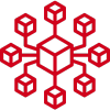 Icono que representa la integración del software Parcelcube con sistemas WMS o ERP